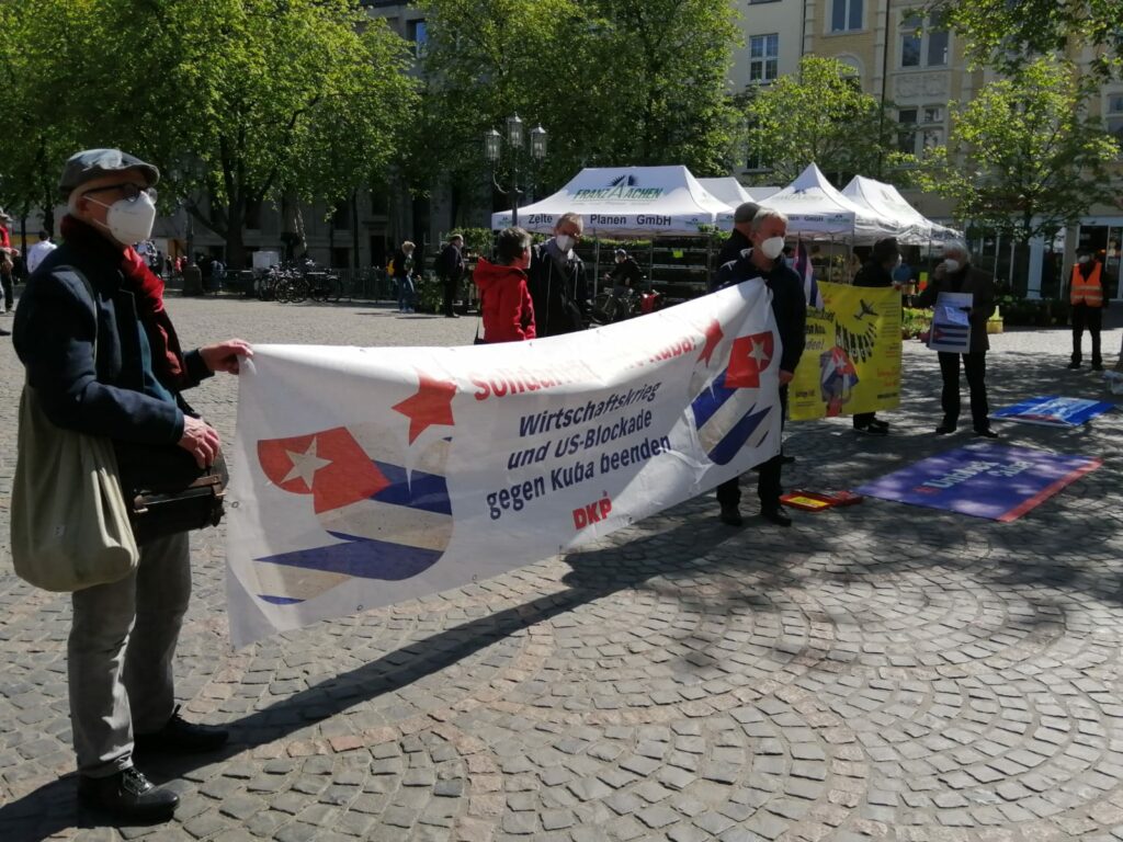#UnblockCuba - Weltkarawane gegen die Blockade 20 UnblockCuba-Aktion Bonn