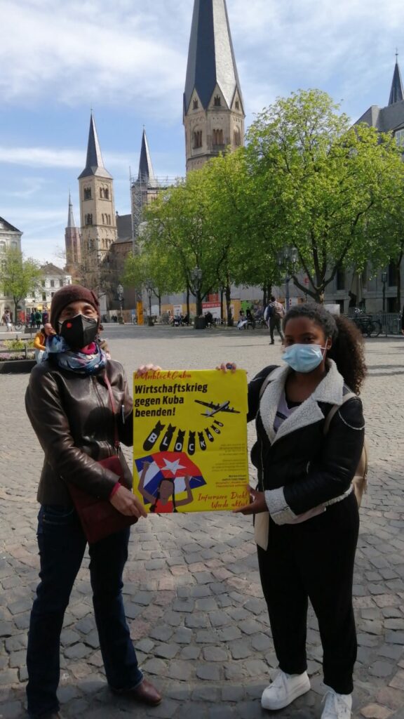 #UnblockCuba - Weltkarawane gegen die Blockade 24 UnblockCuba-Aktion Bonn