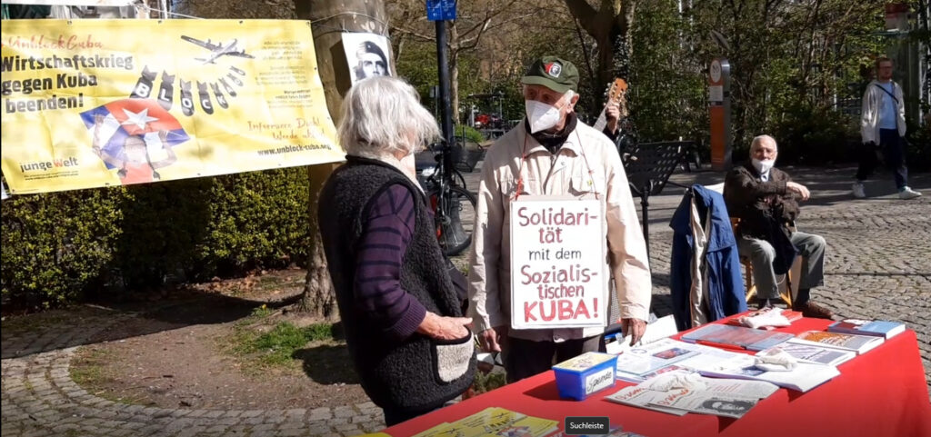 #UnblockCuba - Weltkarawane gegen die Blockade 4 UnblockCuba-Aktion Dortmund