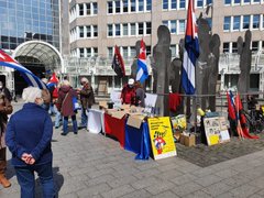 #UnblockCuba - Weltkarawane gegen die Blockade 34 UnblockCuba-Aktion Düsseldorf