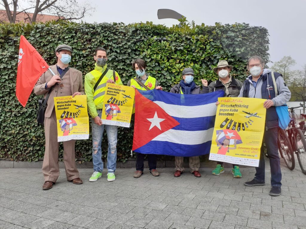 Kubasolidarität am 1. Mai 4 Hannover: UnblockCuba am 1. Mai