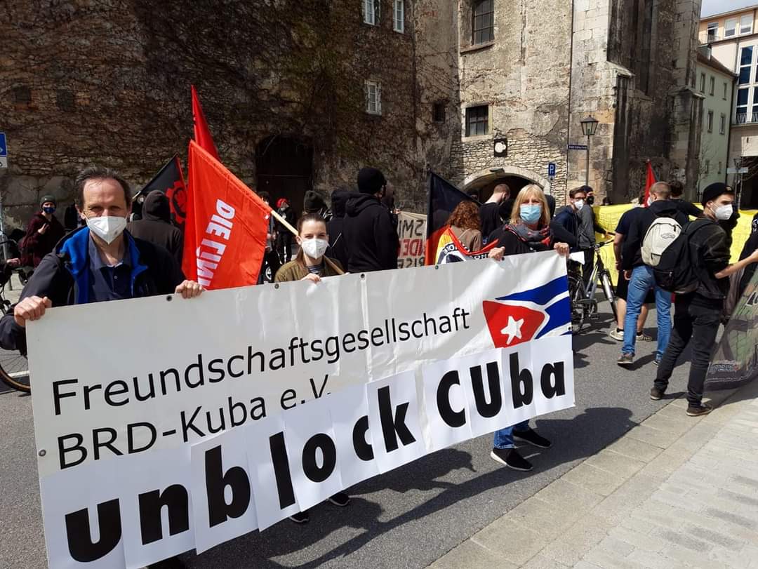 Kubasolidarität am 1. Mai