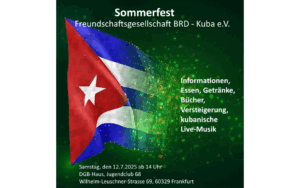 Sommerfest am Samstag, dem 12.7.2025 ab 14 Uhr