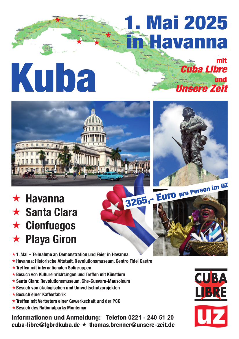 1. Mai 2025 in Havanna