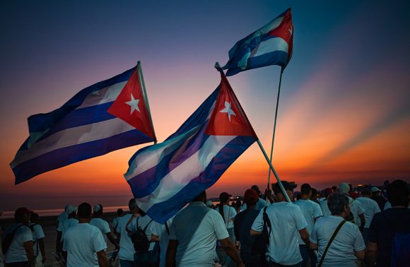 Kundgebung zum Tag der Arbeit in Havanna 2023