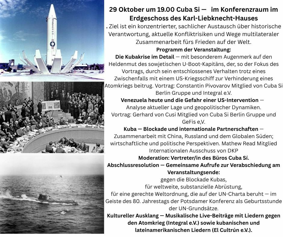 29.10.25 um 19.00 Berlin – Karl-Liebknecht-Hause