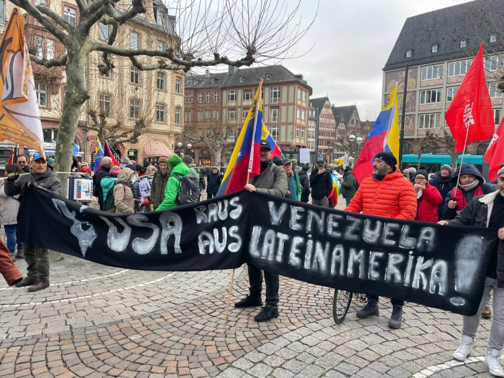 Demo am 17.01.26 in Frankfurt - Hände weg von Venezuela! 2 IMG 20260118 WA0019