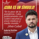 123049 por que a por cuba si cuba no tiene una gota de petroleo porque cuba es un simbolo gabriel rufian