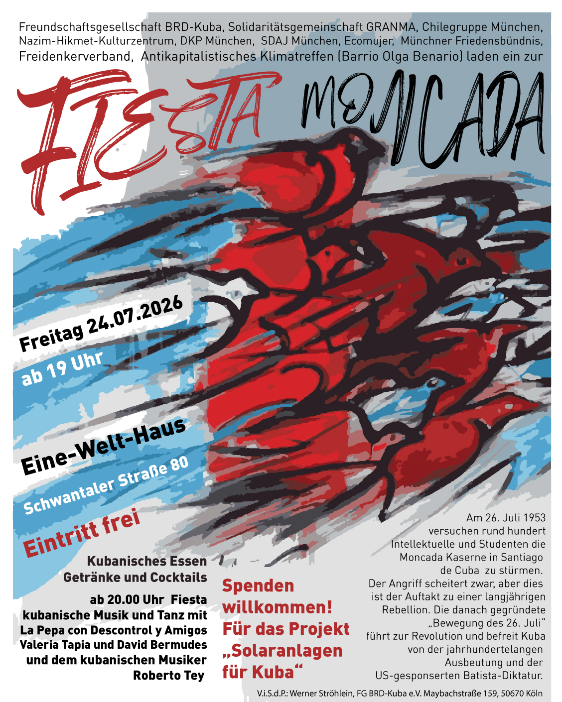 Home 23 Fiesta Moncada 24.7.26 19 Uhr München