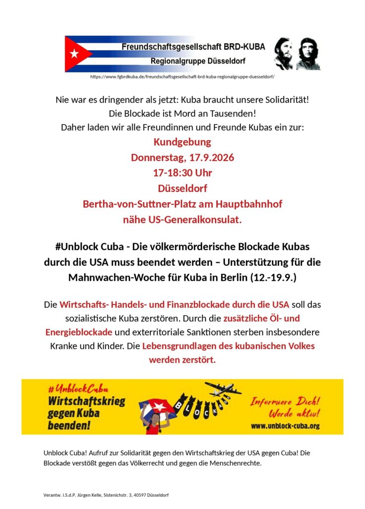 Kundgebung Donnerstag, 17.9.2026 17-18:30 Uhr Düsseldorf 1 1000052092